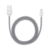 Woven Lightning Charge Cable, 1.2 m